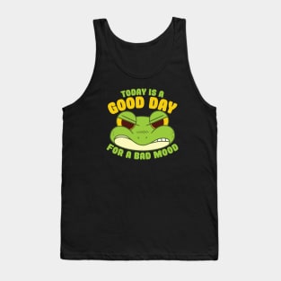 Good Day Bad Mood Angry Frog Tank Top